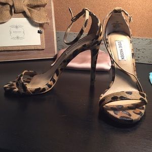 Steve Madden Stecy leopard heels